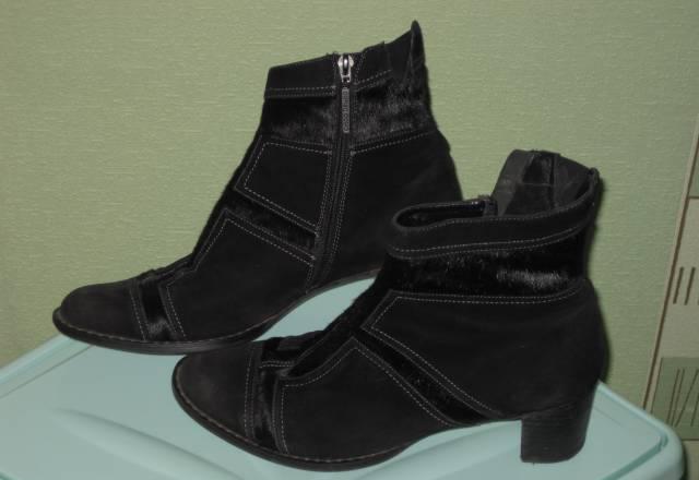 Продам женские сапожки (замша + нерпа) Москва