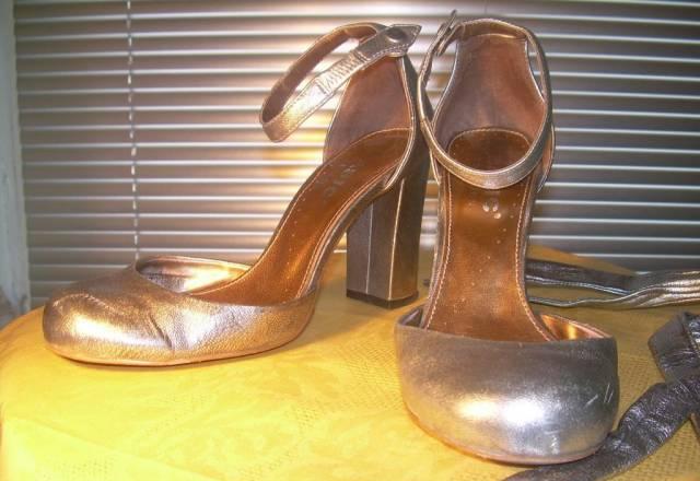 Босоножки туфли basic кожаные 36 Москва