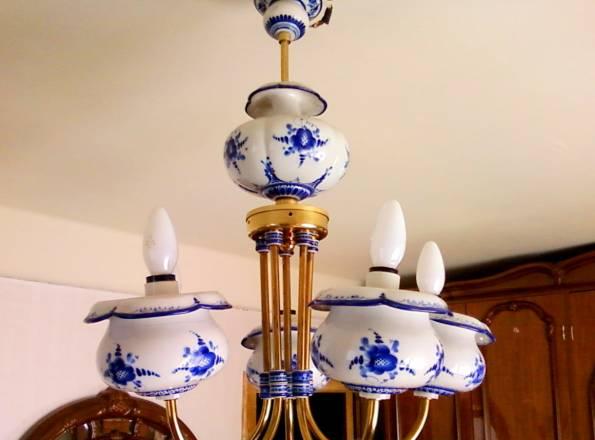 Люстра Гжель Санкт-Петербург