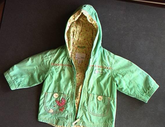 Курточка "next" хлопковая, для девочек, р. 80 Москва
