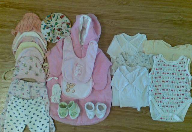 Пакет вещей для новорождённой девочки Москва