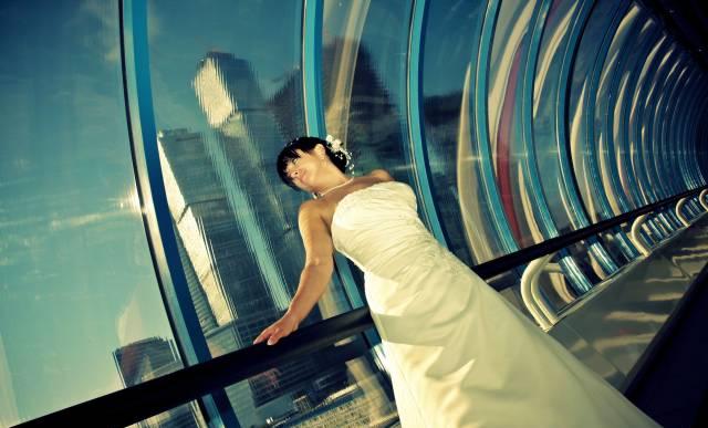 Свадебное платье (с отстёгивающейся спинкой и шлей Москва