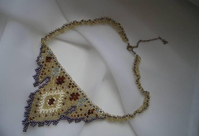 Колье из бисера handmade Москва