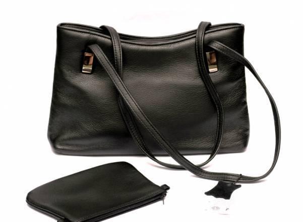 Женская сумка + косметичка (Кожа) Москва