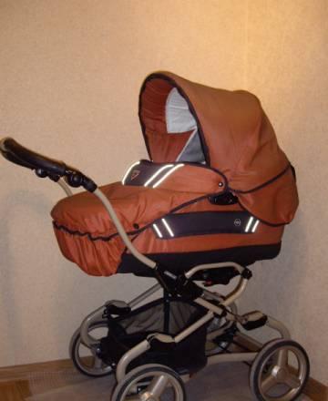 Коляска bebecar 2 в 1(люлька+прог.блок) Москва