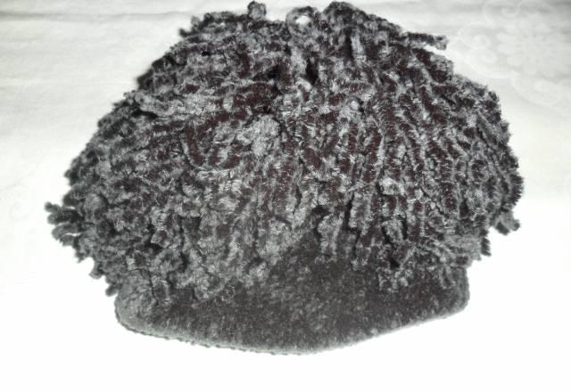 Шапочка "Лохматка" темно-синяя Санкт-Петербург