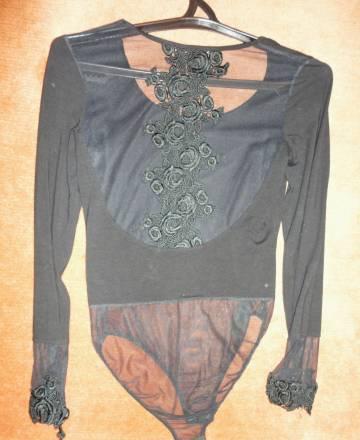 Вечернее боди с выщивкой на спине Москва