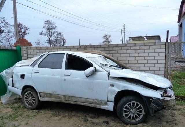 ВАЗ 21102, аварийное состояние, перевертыш Волгоград
