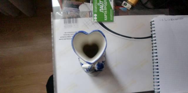 Гжель вазочка для цветов влюбленная парочка Москва