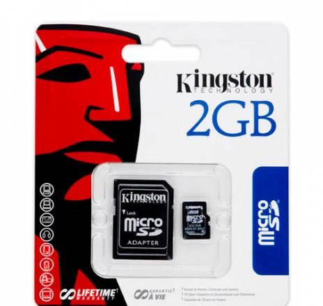 Новая Карта Micro SD 2Gb (Transflash) Kingston Москва