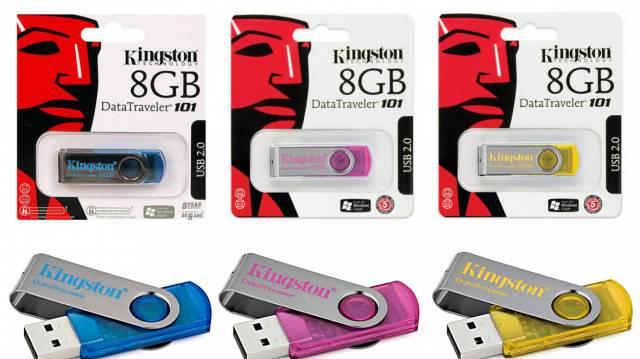 Новая Флешка USB2.0 8Gb Kingston DT 101 Москва