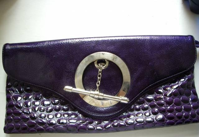 Фиолетовый клатч Санкт-Петербург
