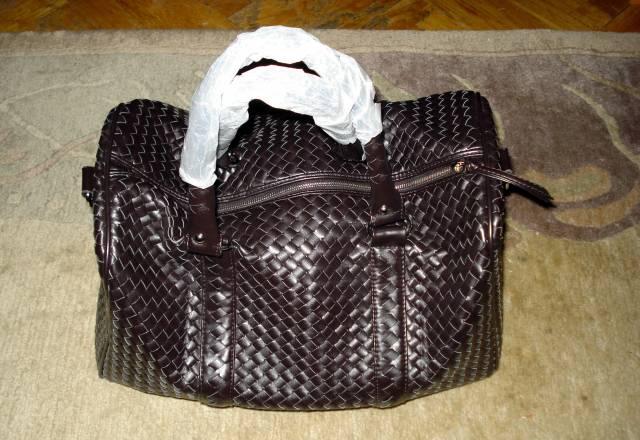 Дорожная кожанная сумка. Как bottega veneta Москва
