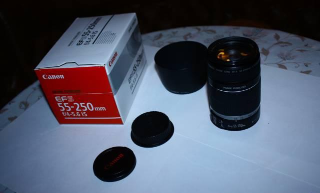 Объектив canon EF-S 55-250 mm f/4-5.6 IS Санкт-Петербург