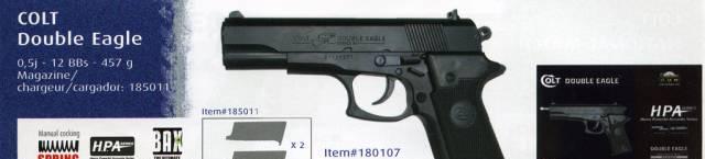 Пистолет для страйкбола Colt Double Eagle Москва