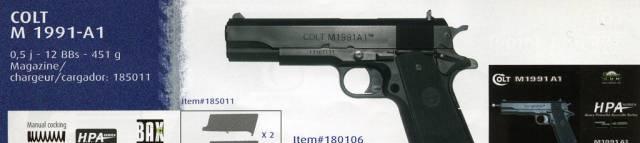 Пистолет для страйкбола Colt 1991A1 Москва