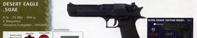 Пистолет для страйкбола Desert Eagle 0,50 Москва