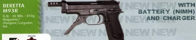 Пистолет для страйкбола / BERETTA M93R Москва