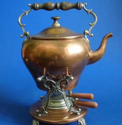 Небольшой самовар-бульотка. Красная медь Москва