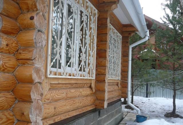 Дом из оцилиндрованного бревна (220мм.) Черноголовка