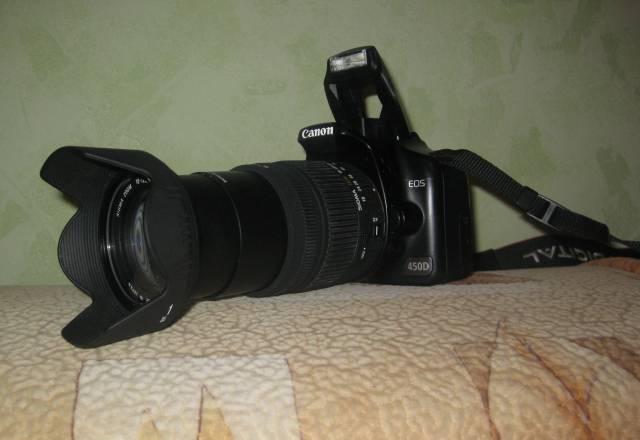 Canon EOS450D обьектив 18-125mm Москва