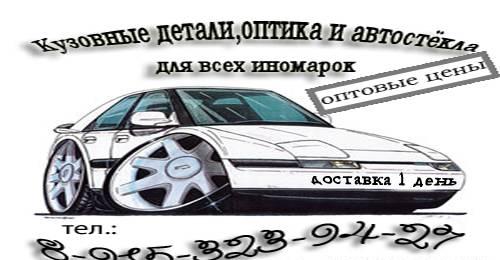 Кузовные детали,оптика,автостекла-для Иномарок Москва