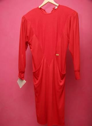 Платье красное ретро Москва