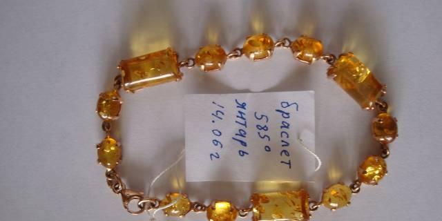 Браслет из янтаря Москва