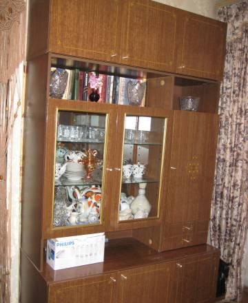 Стенка большая лакированная Москва