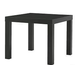 Придиванный столик чёрного цвета икеа Санкт-Петербург