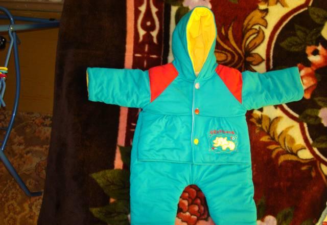 Тёплый комплект куртка и комбинезон Москва