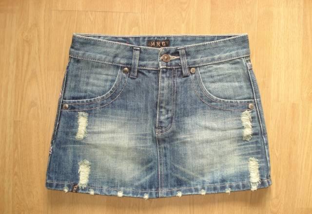 Юбка джинсовая короткая mango Москва