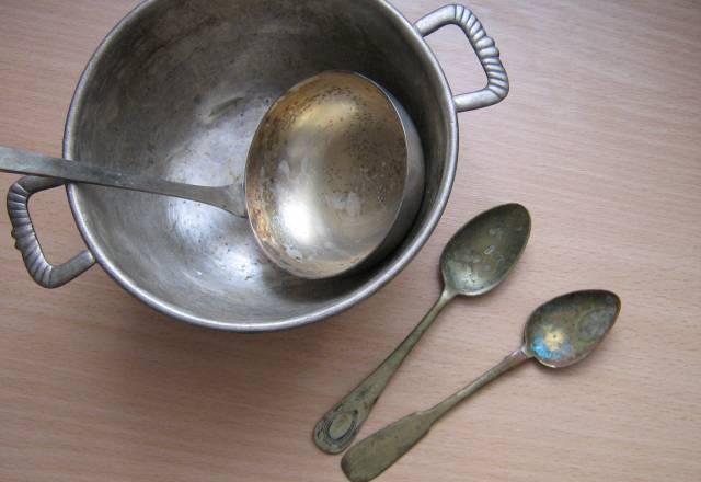 Посуда старая мельхиор Москва