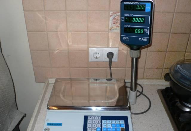 Весы торговые электронные CAS Москва