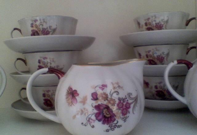 Чайный сервиз Дулево 1 сорт  Мальвина Москва