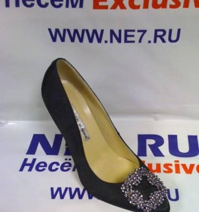 Туфли Manolo Blahnik, ткань Москва