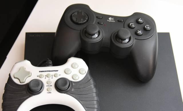 PS2 slim прошитый + 2 джостика (беспр. + 2in1) Москва