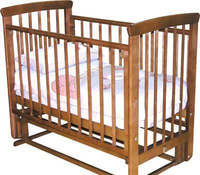 Кроватка маятник  детская  Можга Марина с матрасом Москва