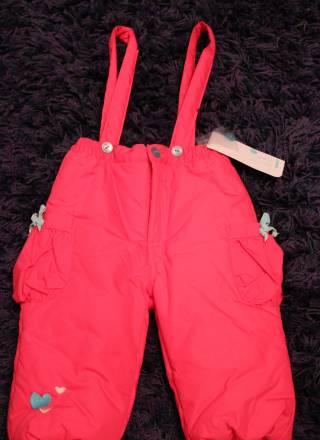 Брючки утепленные на лямочках, новые Москва