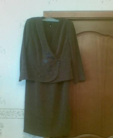 Б/у платье с пиджаком,размер 56 Москва