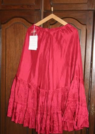 Бутиковая эффектная юбка из Парижа нат. шёлк Санкт-Петербург