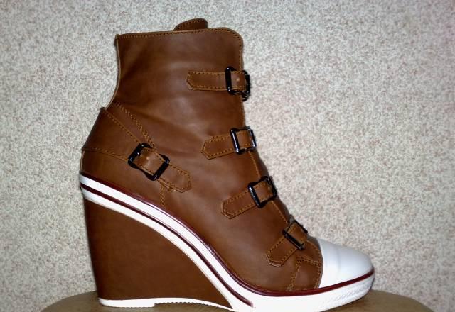 Ультрамодные высокие кеды р. 38-38,5 Москва