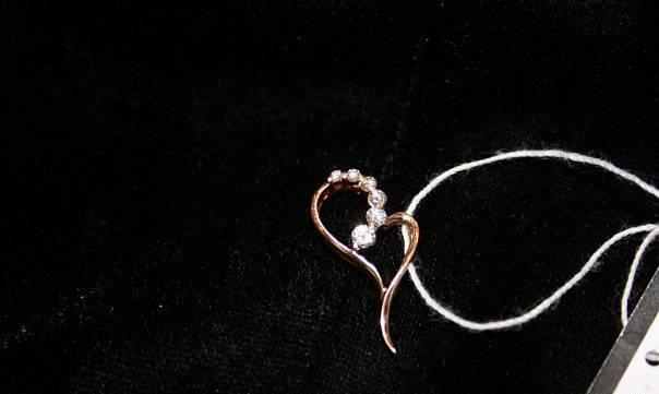 Новая подвеска золото с бриллиантами Санкт-Петербург