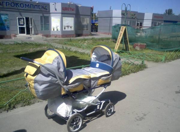 Коляска для двойни Инглезина Домино Твин Москва