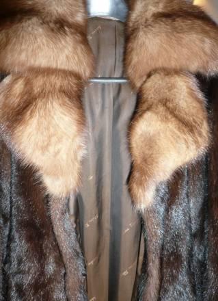 Норковая шуба с соболем Москва