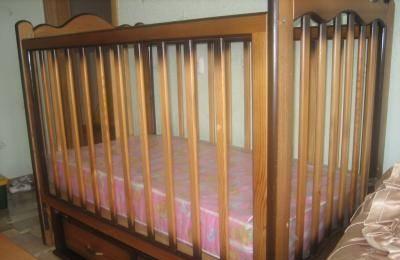 Детская кроватка-мятник Пушкино