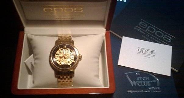 Часы Epos скелетон Санкт-Петербург