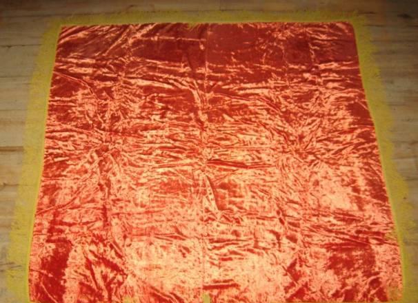 Скатерть плюшевая. 50-60-е гг. Винтаж Москва