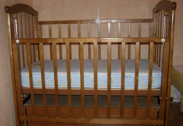 Детская кроватка с матрасом+подарок Долгопрудный