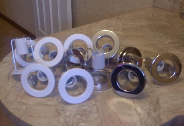 Светильники потолочные врезные 12шт Москва